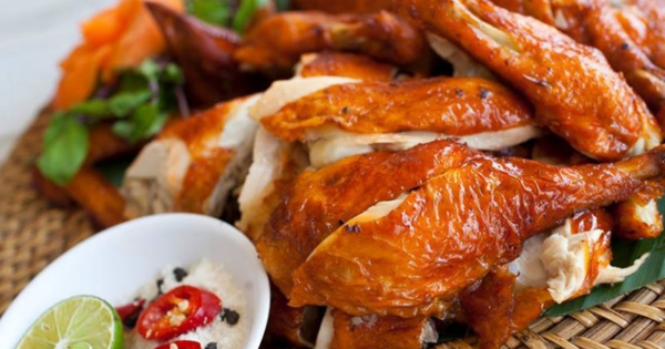 gà nướng mật ong