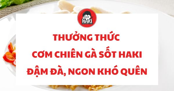 cơm chiên gà sốt