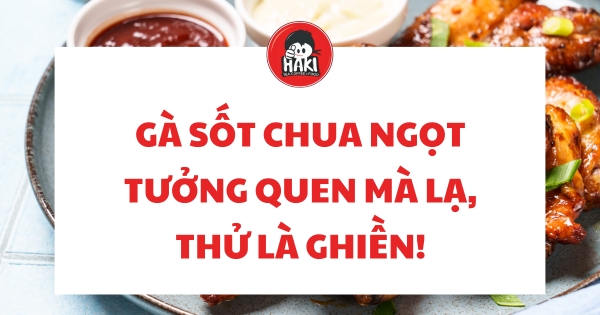 cách làm gà sốt chua ngọt