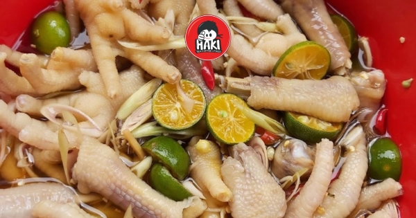 chân gà xả tắc