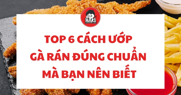 cách ướp gà rán