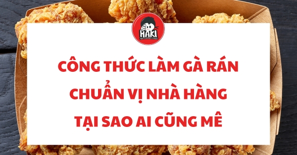 công thức làm gà rán