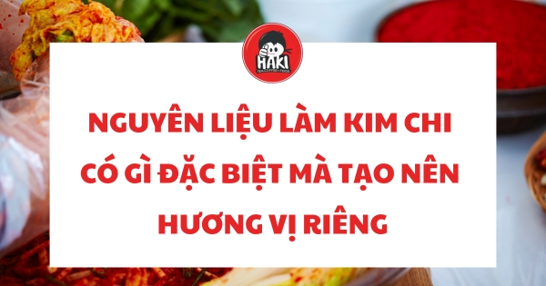 nguyên liệu làm kim chi