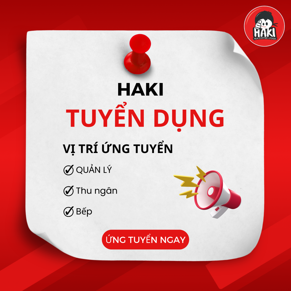 haki tuyển dụng
